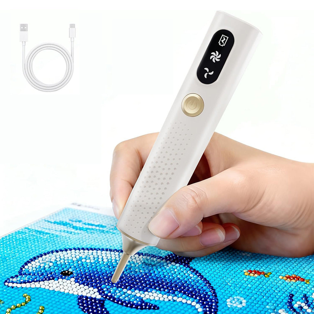 Electric Diamond Painting Pen with Vacuum Suction for DIY Craft Art