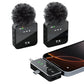 Wireless Lavalier Microphone Set with Noise Reduction