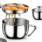 304 Stainless Steel Egg Separator with Glass Lid