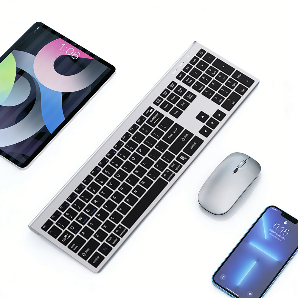 Wireless Keyboard And Mouse Combo Set 2.4GHz For Computer Laptop PC