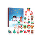 24 Day Christmas Advent Calendar Pendant Blind Box Countdown Set