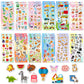 24 Sheets Cute Stickers for DIY School Supplies Luggage Bike