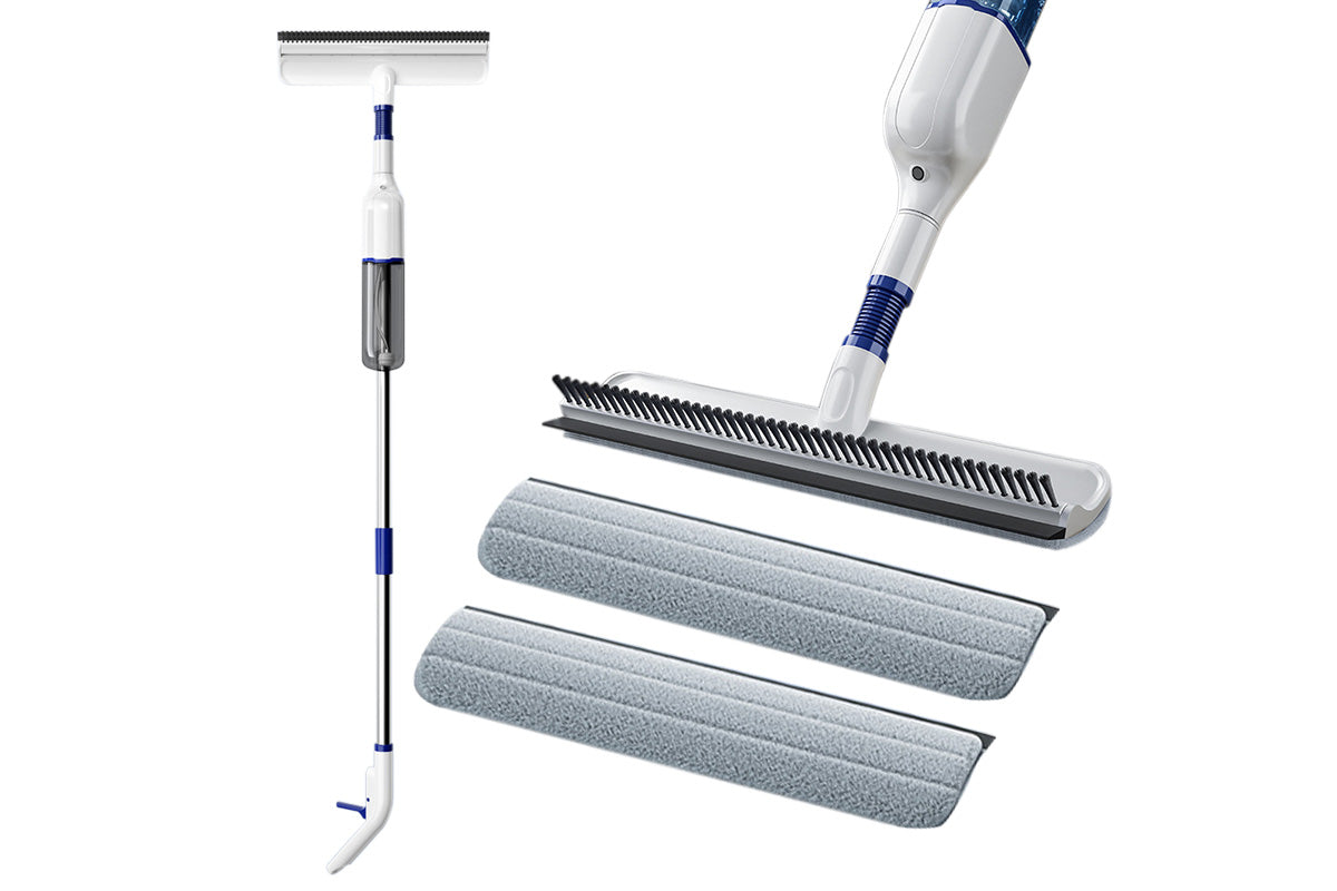 4-In-1 Spray Mop Window Cleaning Kit Window Cleaner with 3 Mop Pads