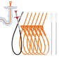 9-Piece Drain Clog Remover and Cleaner Tool Set