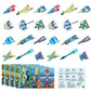 2 Set 3D Origami Paper Airplane Kit 12 Designs 36 Sheets