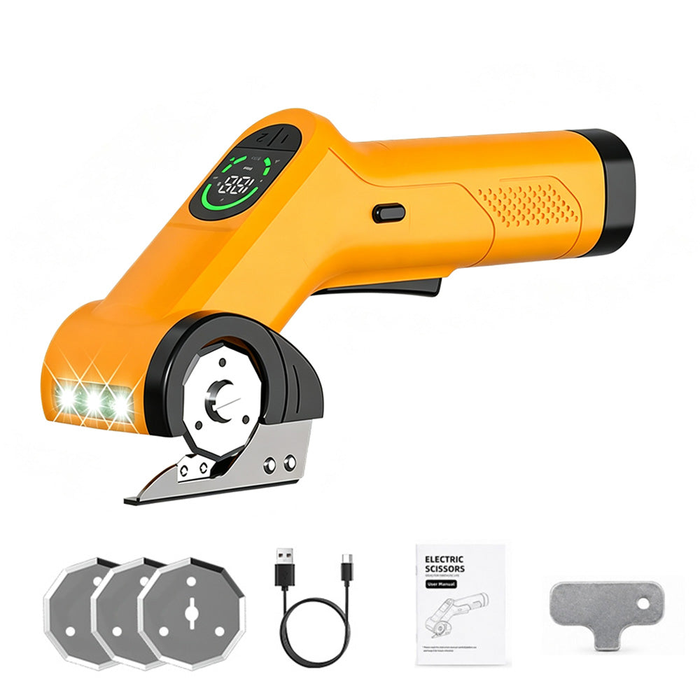 45mm Electric Cardboard Cutter with 2 Speeds and 4000mAh Battery