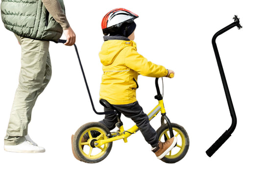 Push Handle Bar Bike Bicycle Assistance Handle Parent Handle for Kids Bicycle