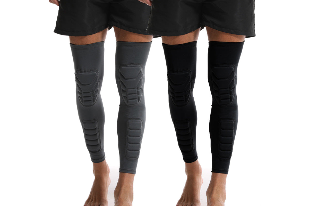 One Pair Knee Calf Padded Knee Braces Knee Sleeve Calf Shin Guard