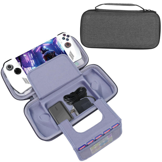Hard Carrying Case for ASUS ROG Ally Handheld Carry Bag Built-in Foldable Game Console Stand