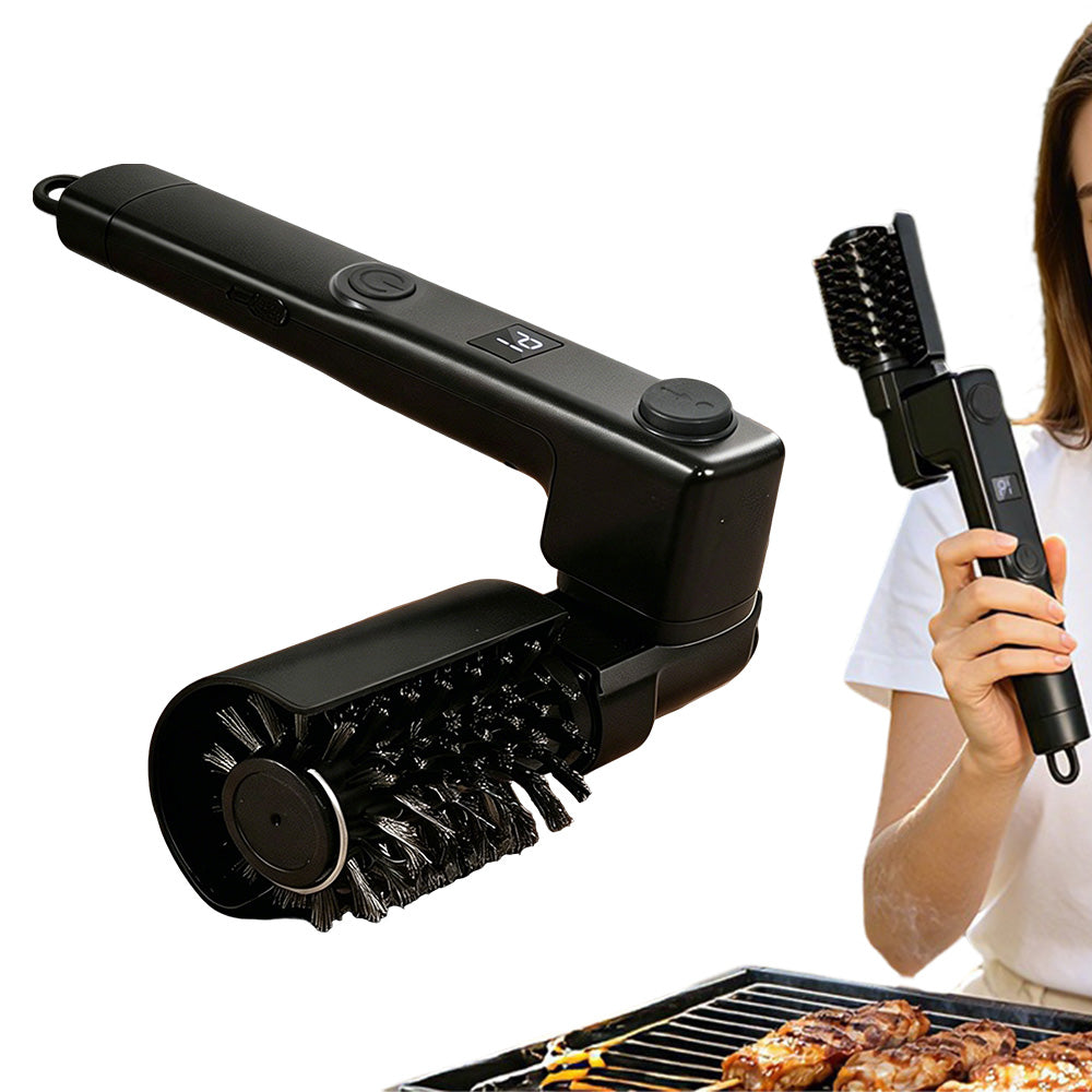 Cordless Electric Grill Brush Rotating Rechargeable Grill Cleaner for Home Outdoor