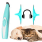 Mini Pet Hair Trimmer with LED Light for Paw Face Grooming