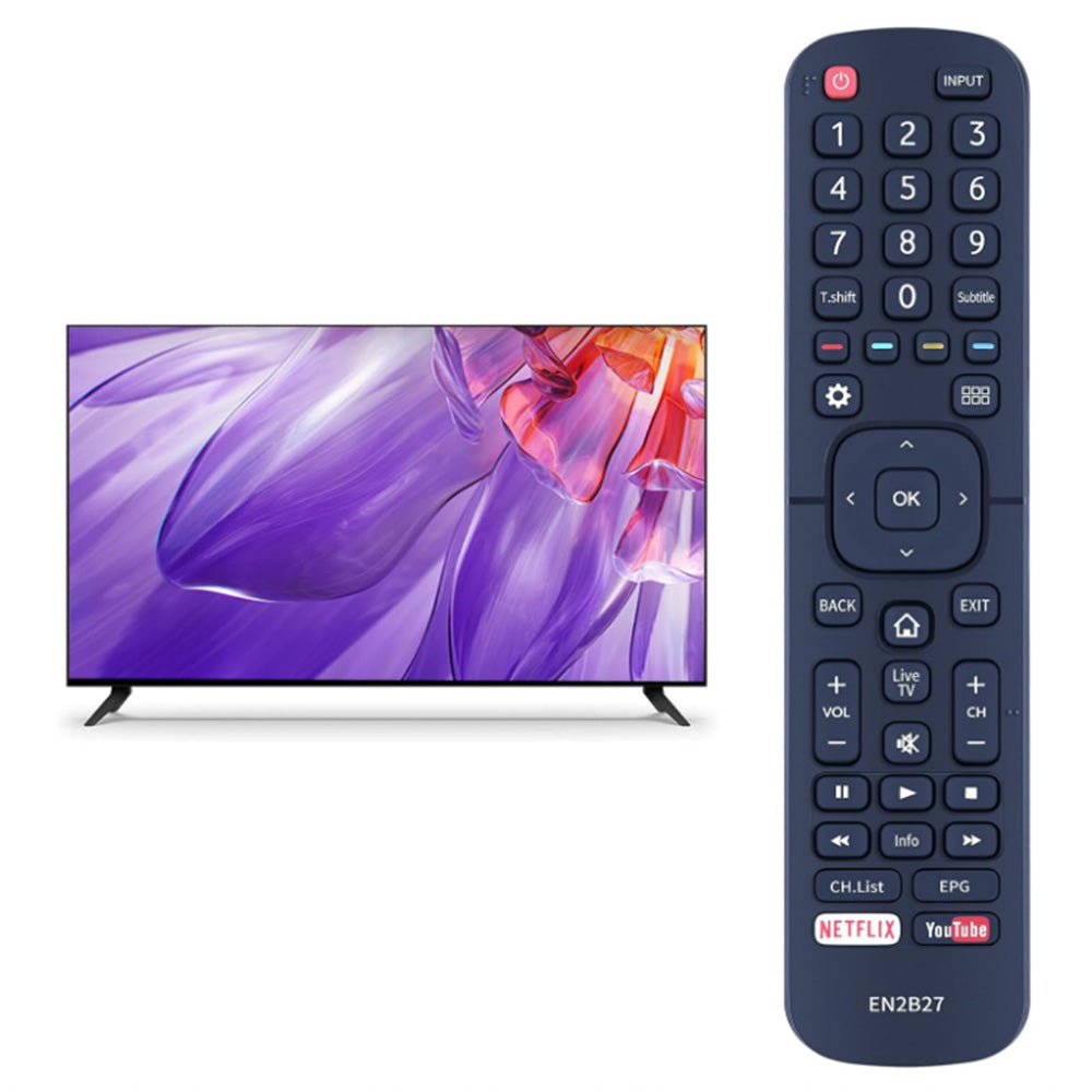 For Hisense TV Remote Control EN2B27 Replacement No Setup Needed