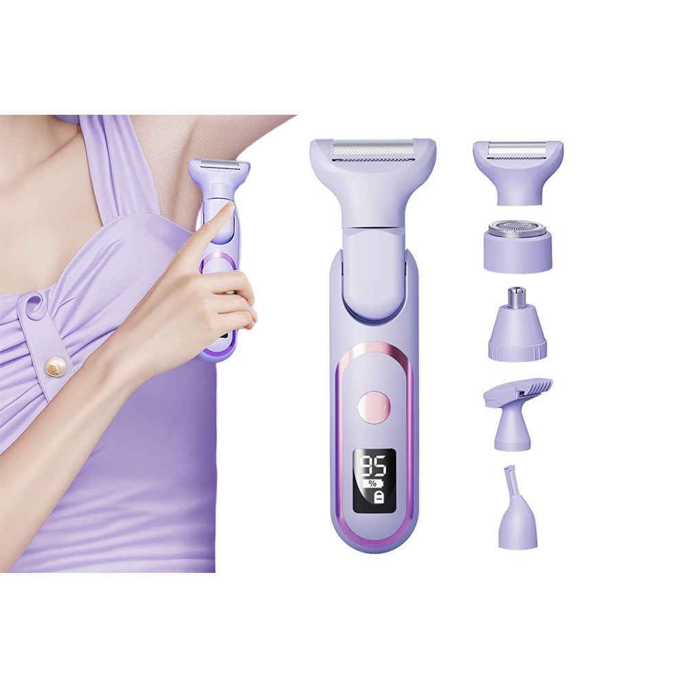 5-in-1 Women Shaver for Bikini Body Hair Removal Shaving Machine