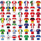 Soccer Jersey Bunting Flags – 49 Country Designs Football Party Decoration