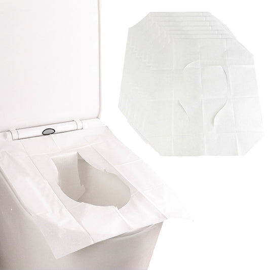 200Pcs Toilet Seat Cover Paper Portable Biodegradable Disposable Sanitary Flushable