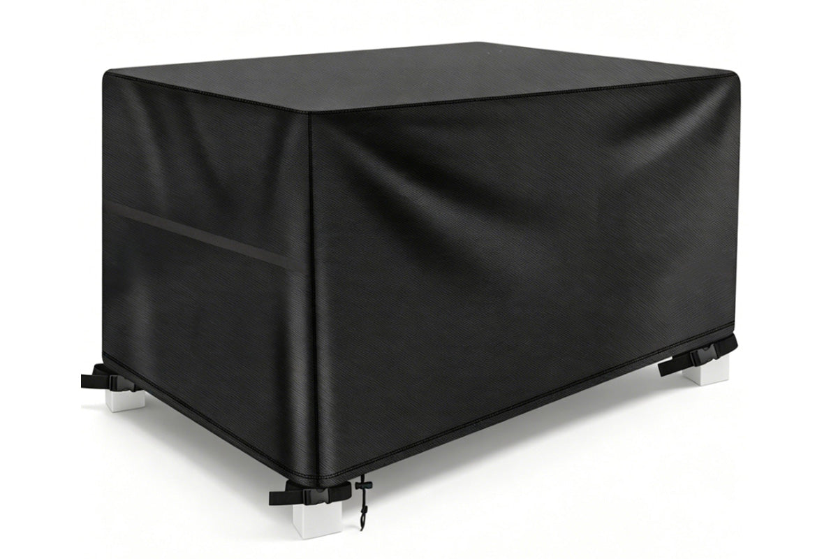 Waterproof Anti-UV Outdoor Furniture Dust Cover with Drawstring and Buckles