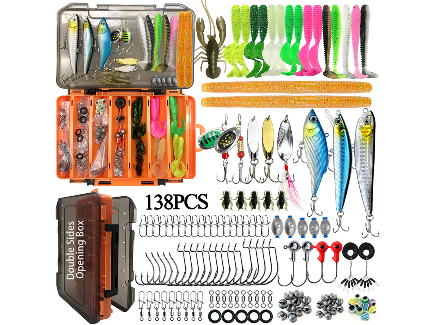 Fishing Lure Tackle Bait Kit