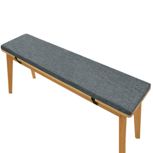 Long Bench Cushion with Ties for Dining Window Bench
