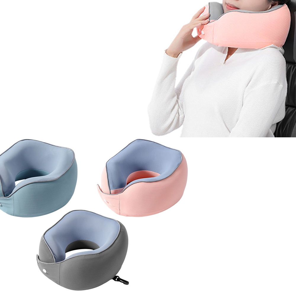 Portable Hump Detachable Neck Pillow with Storage Bag
