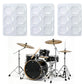 18PCS Drum Dampeners Gels Pads Soft Drum Dampeners for Cymbals Tone Control