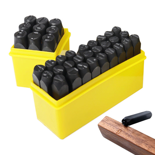 Carbon Steel Letter and Number Stamp Punch Set Metal Marking Tools