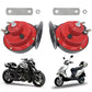 2Pcs Loud Snail Horn for Motorcycle Car Truck SUV Boat