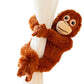 Monkey Plush Toy Orangutan Stuffed Animal Soft Cuddly Doll for Kids Adults