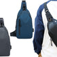 Water-Resistant Sling Bag Anti-Theft Chest Pack Crossbody Backpack with USB Charging Port and Headphone Hole