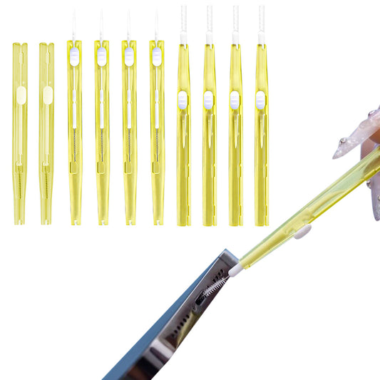 10Pcs Phone Charging Port Earpiece Speaker Cleaning Tool Dual Ended Retractable Design