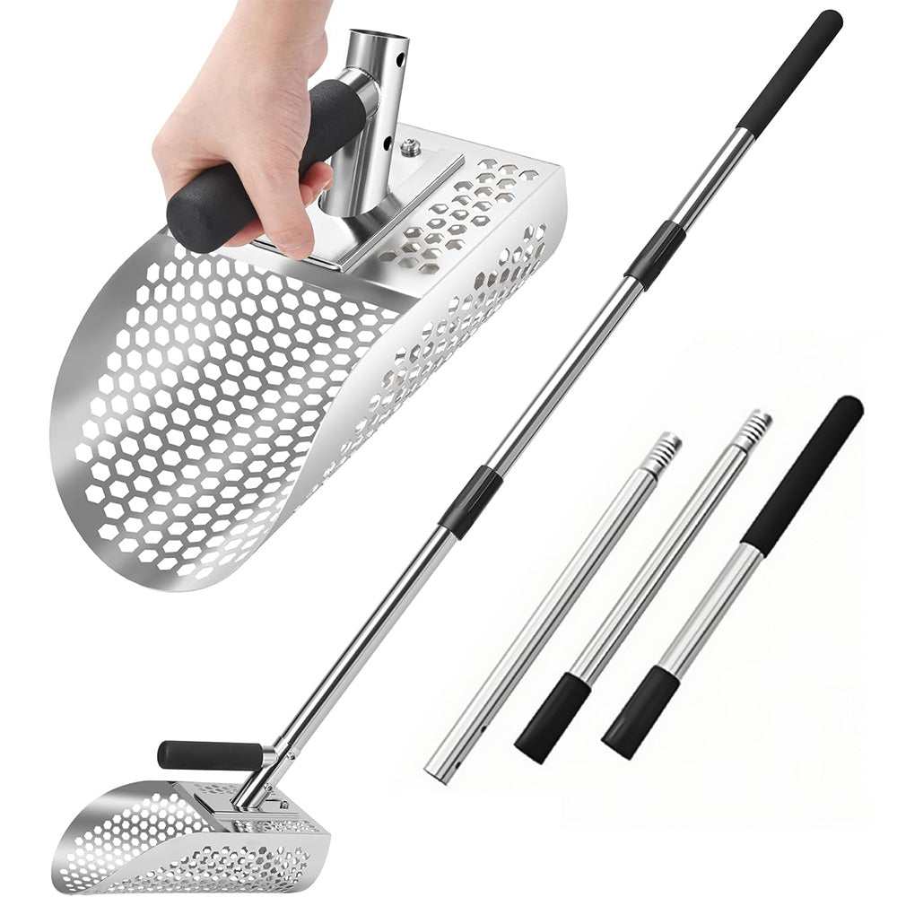 Sand Scoop with Shovel for Metal Detecting Metal Detector at Beach