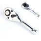 72 Tooth Ratchet Wrench Short Handle for Garage and Auto Repair