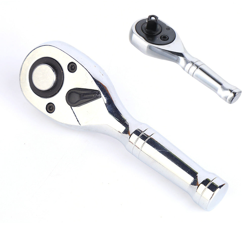 72 Tooth Ratchet Wrench Short Handle for Garage and Auto Repair