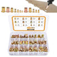 230pcs Rivet Nut Kit Rivnut Zinc Plated Flat Head Insert Nut Assort