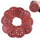 100Pcs 5-Inch 8-Hole Sanding Discs with Hook and Loop Backing for Random Orbital Sander