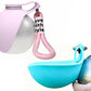 285ML Leak-Proof Stainless Steel Pet Water Bowl Portable Dog Water Bottle with Silicone Cover Pet Travel Water Dispenser