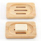 2PCS Wood Soap Dish Storage Soap Holder Soap Tray For Home Bathroom