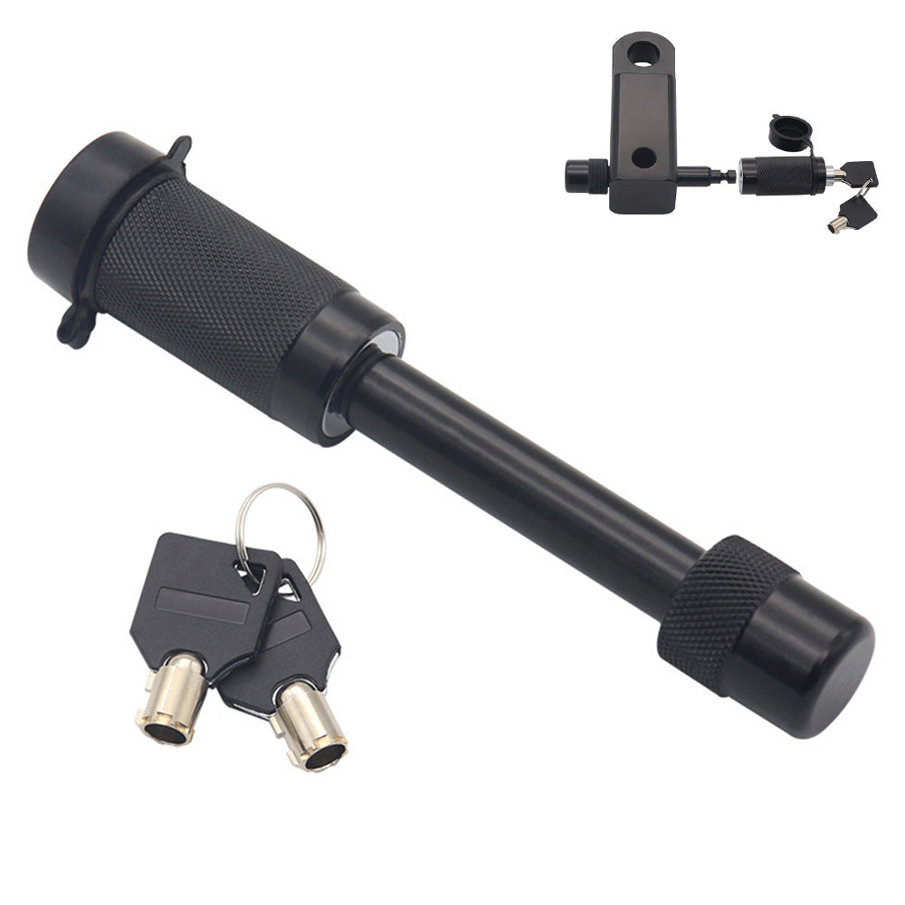 Trailer Tongue Lock Anti-Theft Hardware Trailer Coupler Lock Trailer Hitch Locks with Key for Towing Boat Truck RV Car Trailer