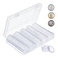 100Pcs 30mm Coin Capsules with EVA Foam Inserts for Coin Collection
