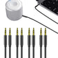 4 Pack 3.5mm AUX Audio Cables for Phones Computers Speakers