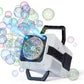 Bubble Machine Automatic Rotation and RGB Lights Bubble Maker for Parties Weddings