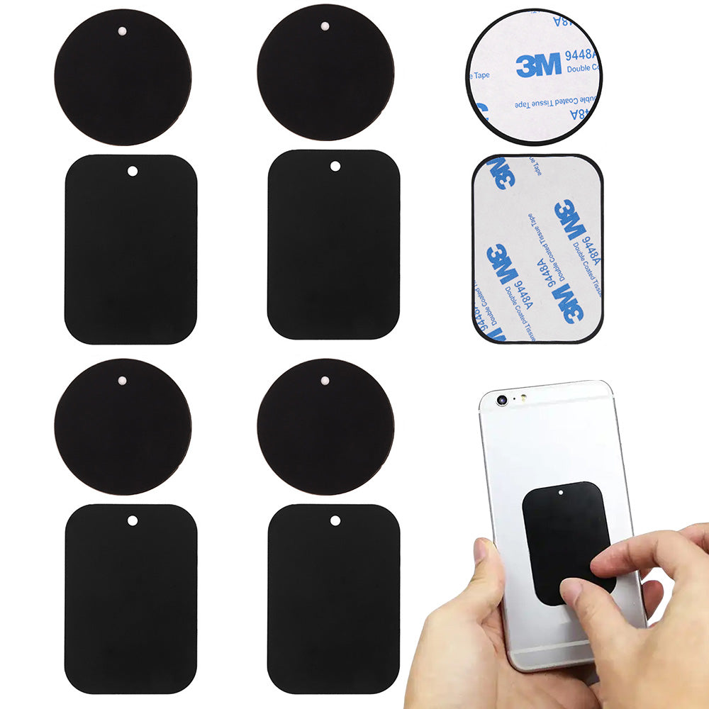 10 Pack Attraction Piece Phone Mount Metal Plates Adhesive Car Holder
