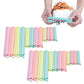 24PCS Plastic Sealing Bag Clip Sealer Clamp Kitchen Storage Food Snack Chips Seal Tool