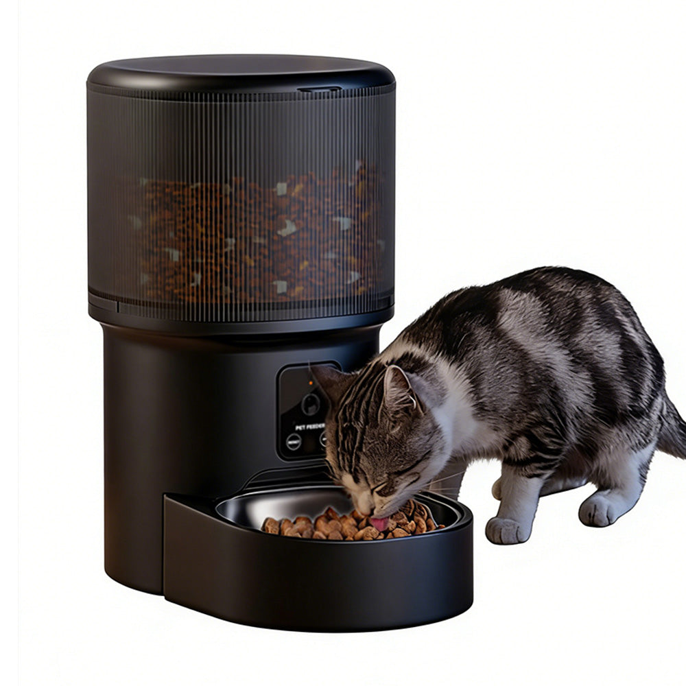 Automatic Pet Feeder Bowls With WIFI Camera Remote Smart Food Dispenser