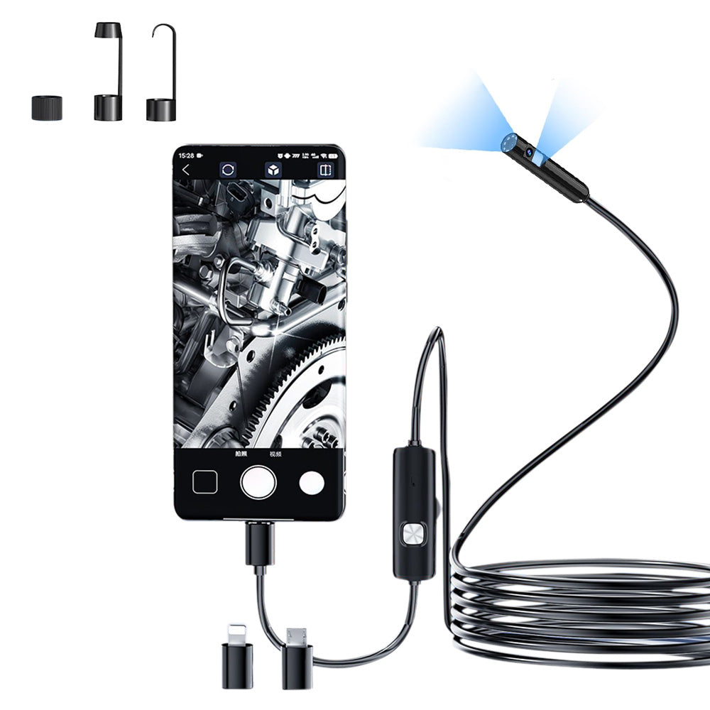 5m Dual Lens Endoscope Inspection Camera