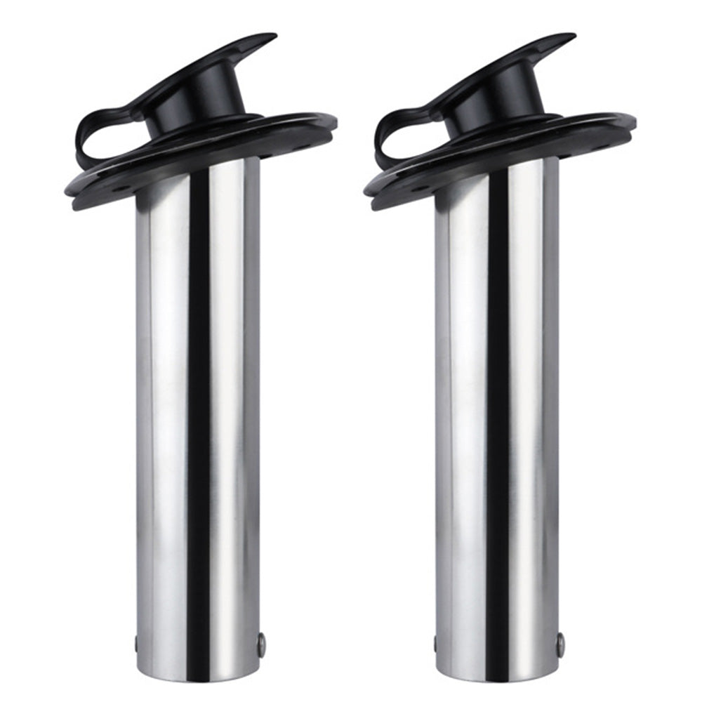 2Pcs Stainless Steel Fishing Rod Holder 30 Degree Flush Mount for Boat