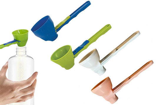 4Pcs Funnel Protein Powder Scoops Coffee No Spill Powder Spoon Funnel