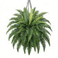 Ferns Artificial Bush Plants Artificial Boston Ferns With 38 Fronds For Outdoors Home Decor