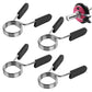 4 Pack 25mm Barbell Spring Clips Gym Weight Lifting Clamps for Dumbbell Bar Lock