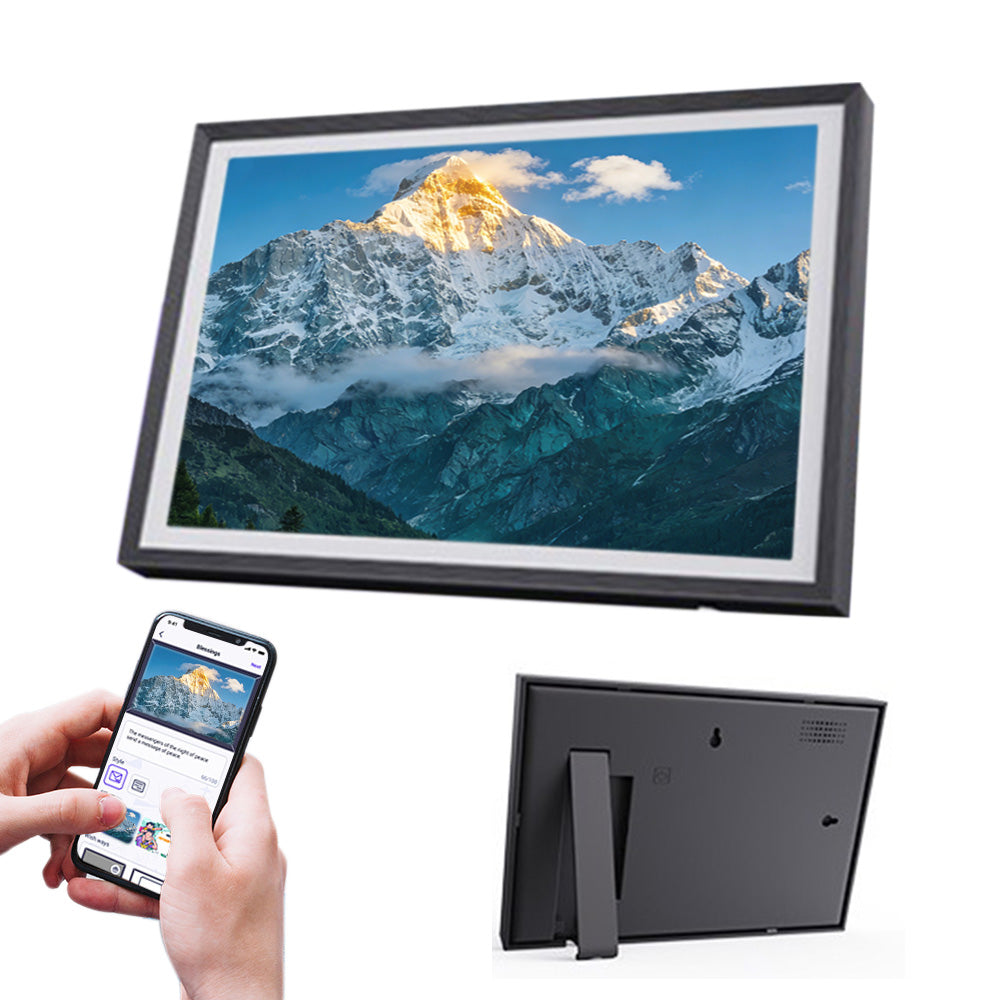 10.1 Inch Touchscreen Uhale Smart WiFi Digital Cloud Photo Frame with Mobile Photo Transfer
