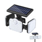 3 Head 321 LED Solar Motion Sensor Outdoor Garden Wall Protective Flood Light